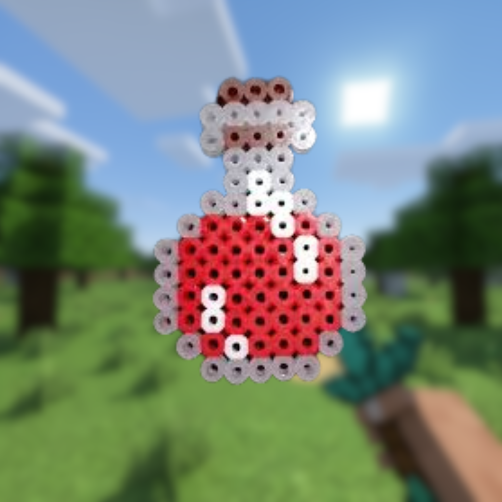 Health Potion Minecraft pärlplatta